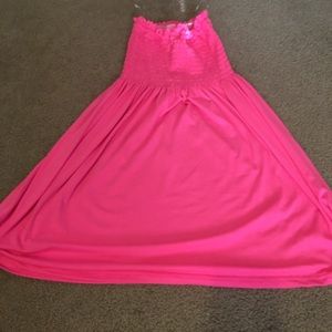 Strapless dress
